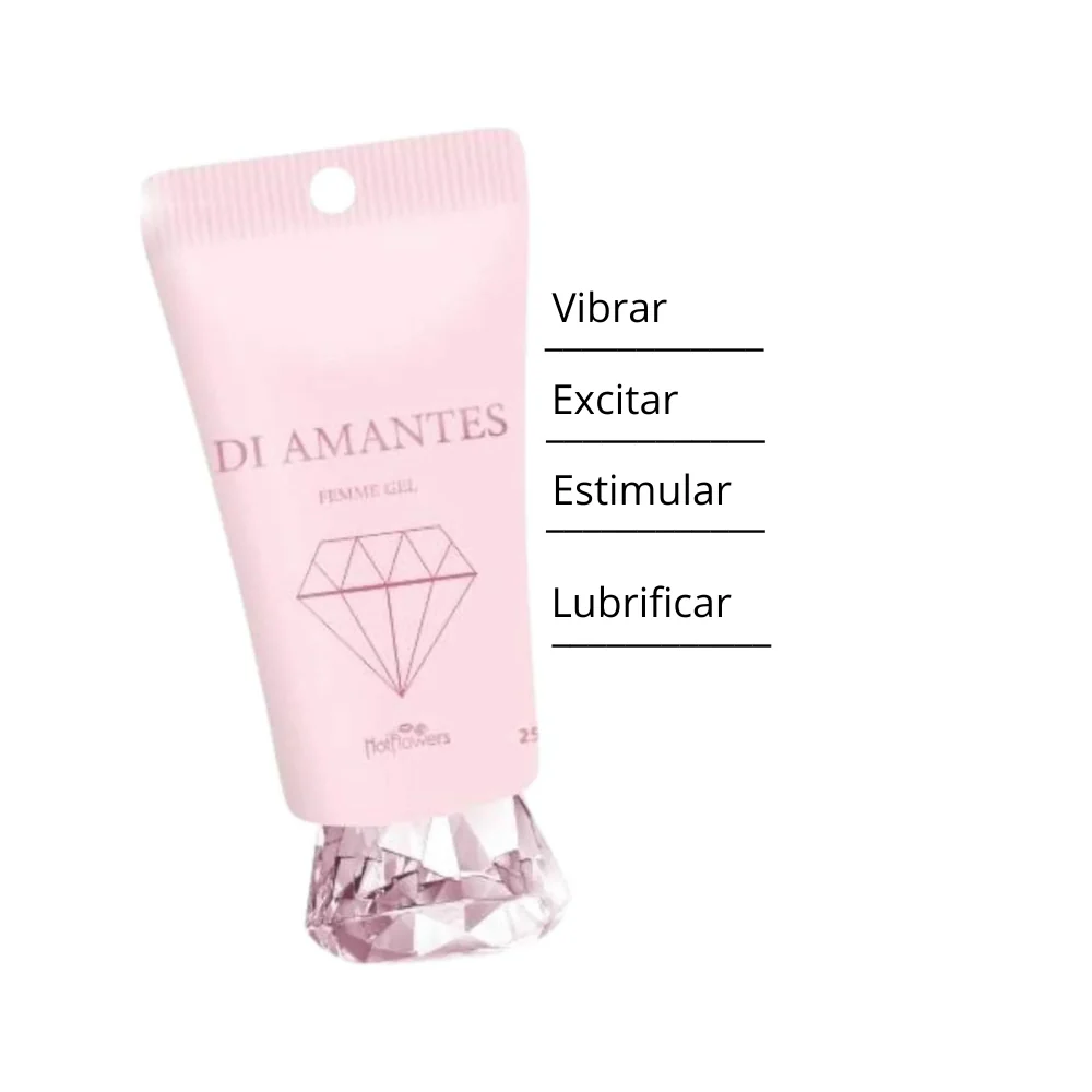 Gel Excitante Feminino Di Amantes para Intensas Sensações de Prazer - Image 3