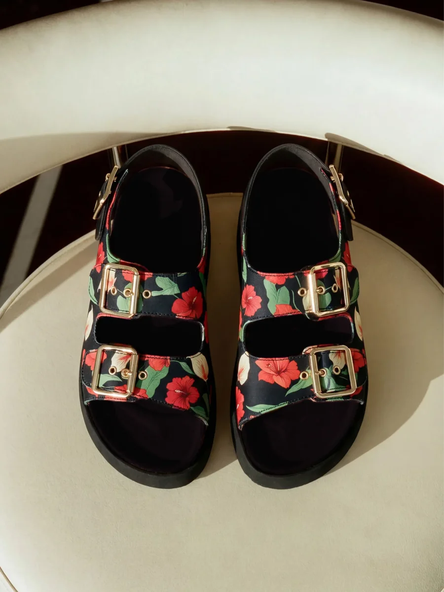 FELINA VEGAN FLORAL RED - Image 3